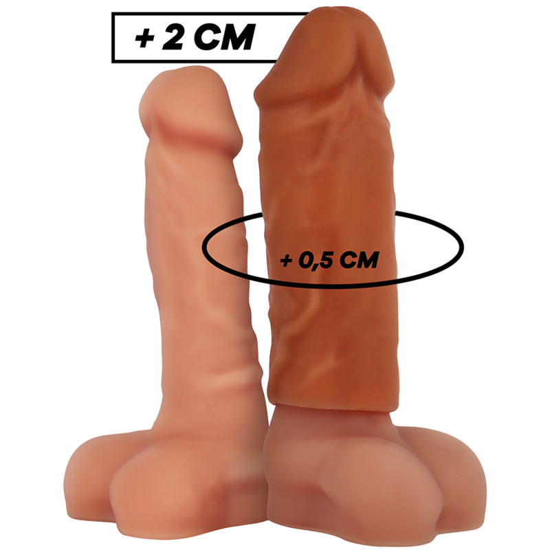 VIRILXL - LIQUID SILICONE V3 BROWN PENIS EXTENSION - NOCTURNA DESIRES