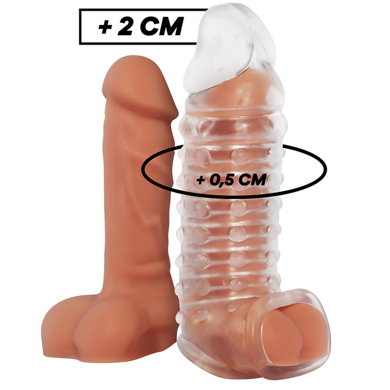 VIRILXL - PENIS EXTENSION AND SHEATH V11 TRANSPARENT - NOCTURNA DESIRES