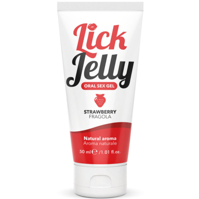 INTIMATELINE - LICK JELLY STRAWBERRY LUBRICANT 50 ML - NOCTURNA DESIRES