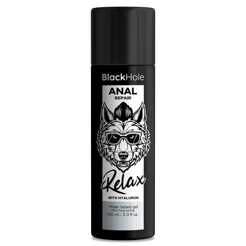 BLACK HOLE - ANAL REPAIR WATER BASED RELAX WITH HYALURON 100 ML - NOCTURNA DESIRES