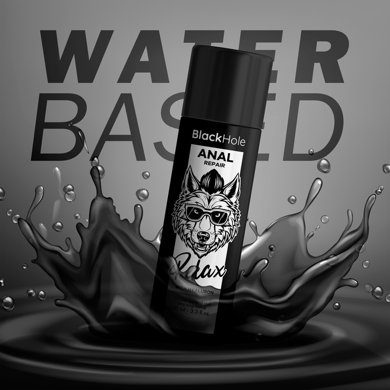 BLACK HOLE - ANAL REPAIR WATER BASED RELAX WITH HYALURON 100 ML - NOCTURNA DESIRES