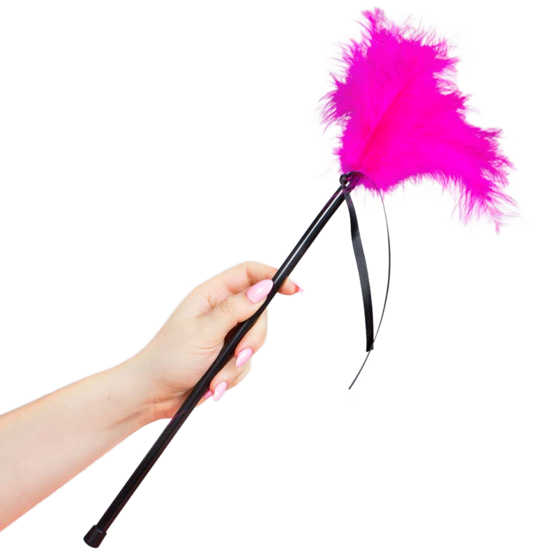 SECRETPLAY - PINK FEATHERS 40 CM - NOCTURNA DESIRES