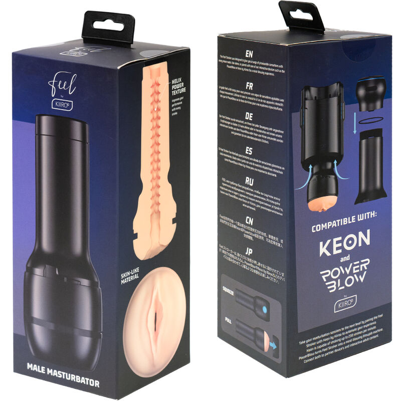KIIROO - FEEL STROKER GENERIC PALE POWERBLOW COMPATIBLE - NOCTURNA DESIRES
