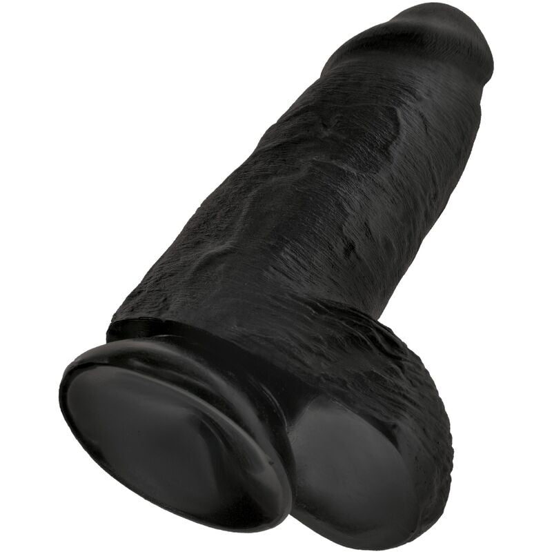 KING COCK - CHUBBY REALISTIC PENIS 23 CM BLACK - NOCTURNA DESIRES