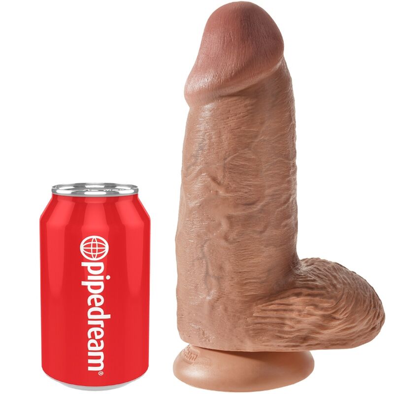 KING COCK - CHUBBY REALISTIC PENIS 23 CM CARAMEL - NOCTURNA DESIRES