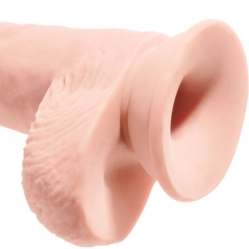 KING COCK - REALISTIC PENIS WITH BALLS 19.4 CM LIGHT - NOCTURNA DESIRES