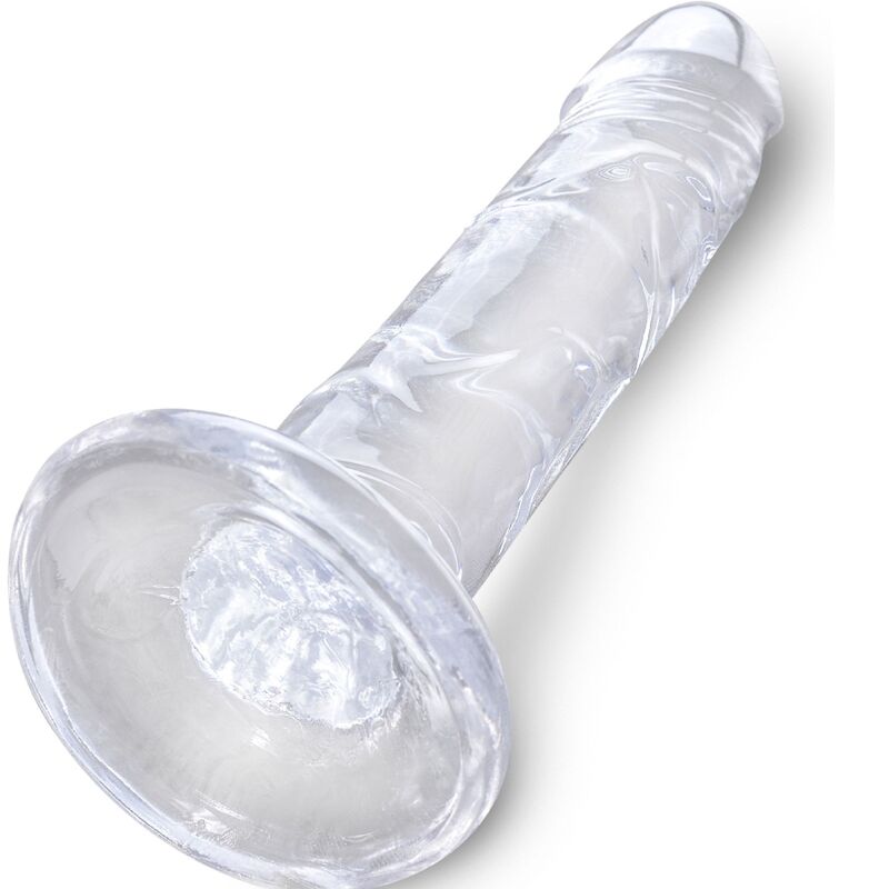 KING COCK - CLEAR REALISTIC PENIS 15.5 CM TRANSPARENT - NOCTURNA DESIRES