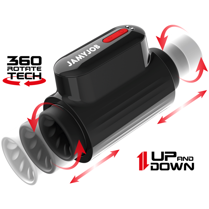 JAMYJOB - VORTEX THRUSTING AND 360 ROTATE TECH TURBO MODE MASTURBATOR - NOCTURNA DESIRES