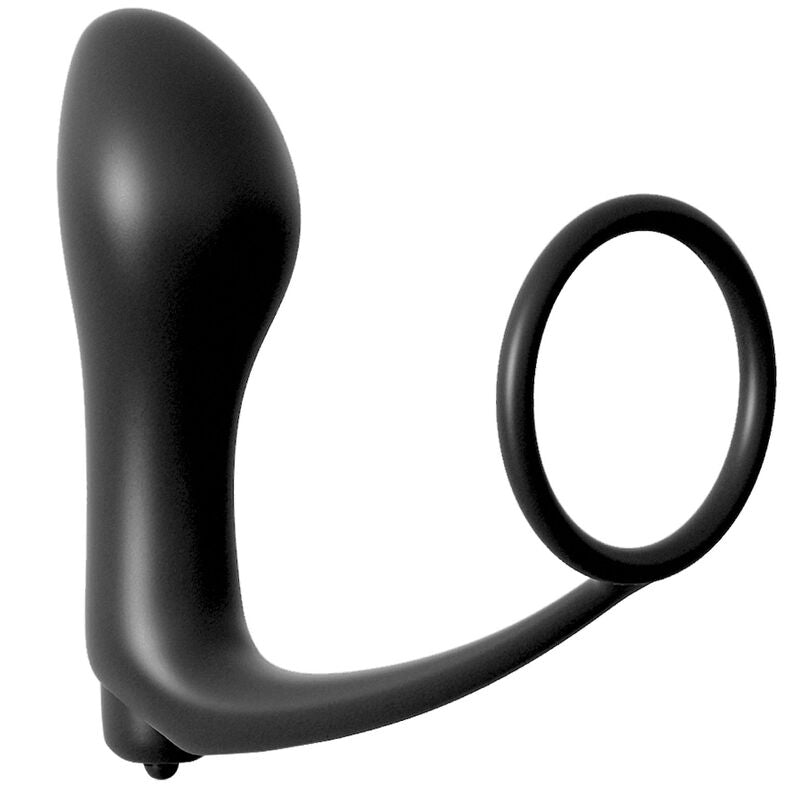 ANAL FANTASY ELITE COLLECTION - ASS-GASM COCKRING VIBRATOR PLUG - NOCTURNA DESIRES