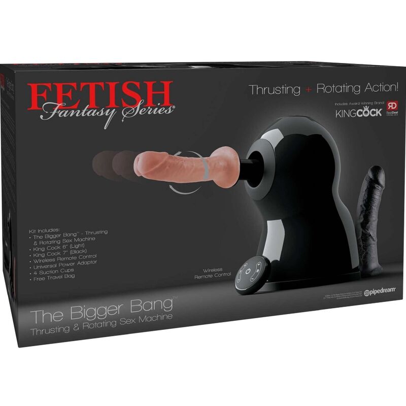 FETISH FANTASY SERIES - SEX MACHINE BIGGER BANG ROTATION AND PUSH - NOCTURNA DESIRES