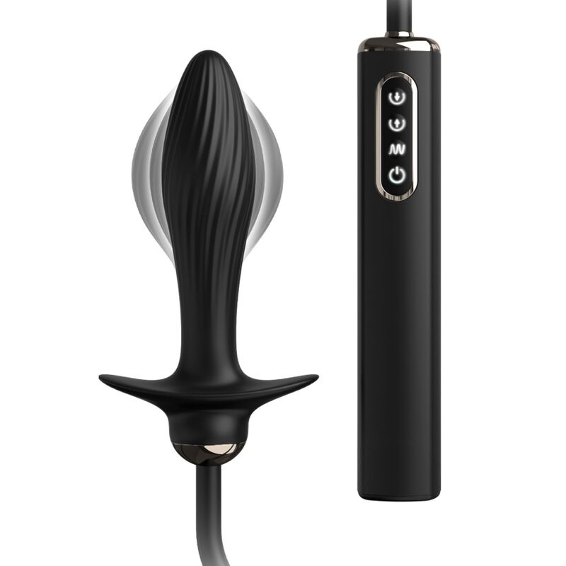 ANAL FANTASY ELITE COLLECTION - INFLATABLE PLUG & AUTO-THROB VIBRATOR - NOCTURNA DESIRES