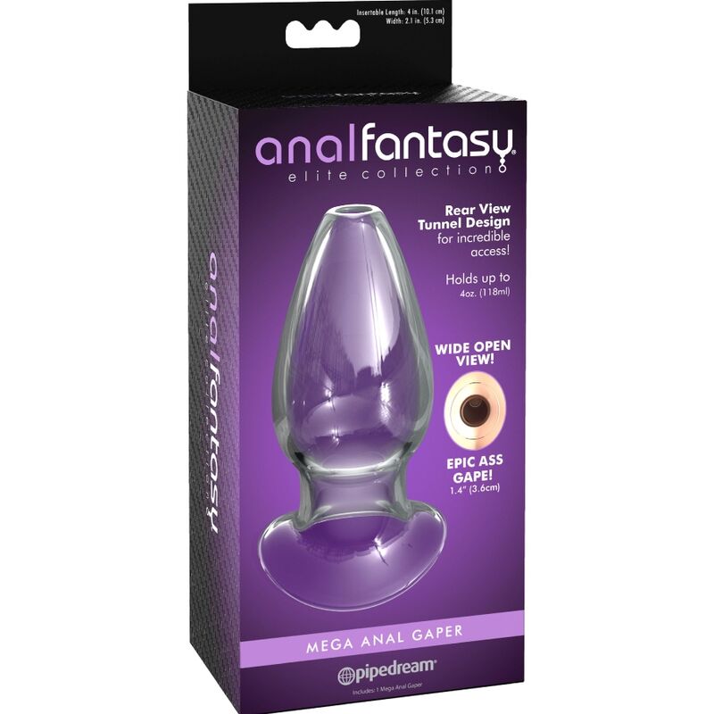 ANAL FANTASY ELITE COLLECTION - ANAL GAPER CRYSTAL DILATOR SIZE L - NOCTURNA DESIRES