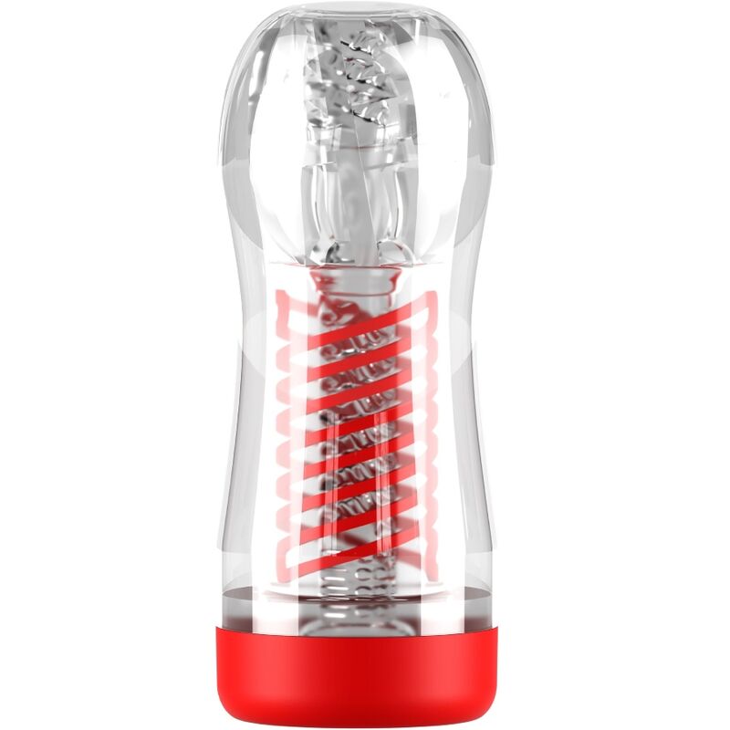 PDX ELITE - STROKER VIEWTUBE 2 SPIRAL COMPRESSION TRANSPARENT - NOCTURNA DESIRES