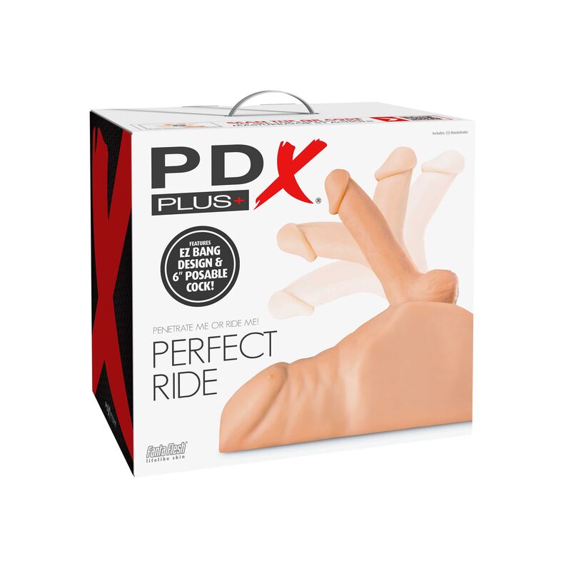 PDX PLUS - PERFECT RIDE PENIS AND ANUS MASTURBATOR - NOCTURNA DESIRES