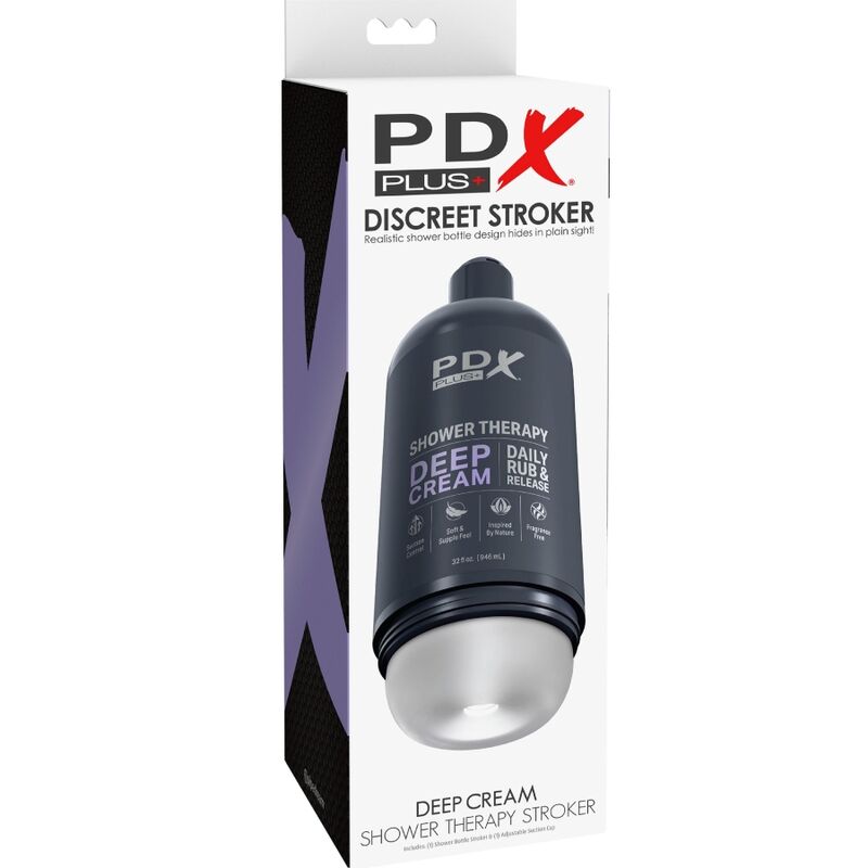 PDX PLUS - STROKER MASTURBATOR DISCREET DEEP CREAM SHAMPOO BOTTLE DESIGN - NOCTURNA DESIRES