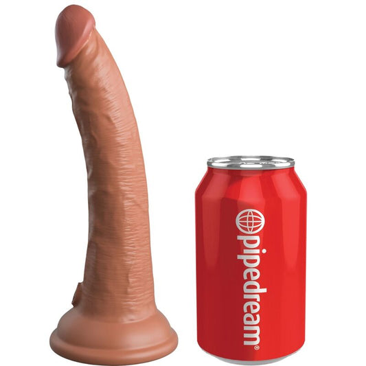 KING COCK - ELITE REALISTIC SILICONE DILDO 17.8 CM CARAMEL - NOCTURNA DESIRES