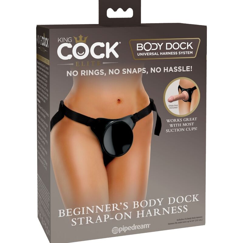 KING COCK - ELITE ADJUSTABLE HARNESS FOR BEGINNERS - NOCTURNA DESIRES