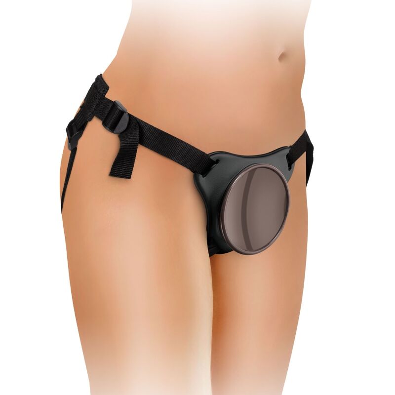 KING COCK - ELITE COMFY ADJUSTABLE HARNESS WITH DILDO 17.8 CM - NOCTURNA DESIRES