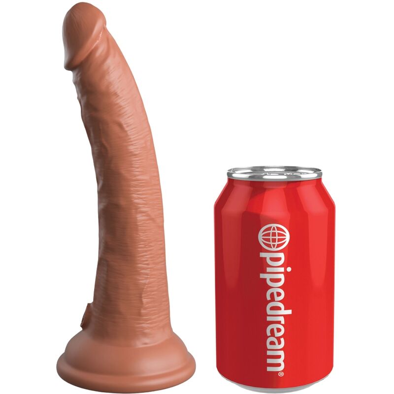KING COCK - ELITE COMFY ADJUSTABLE HARNESS WITH DILDO 17.8 CM - NOCTURNA DESIRES
