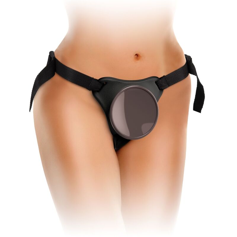 KING COCK - ELITE COMFY ADJUSTABLE HARNESS WITH DILDO 17.8 CM - NOCTURNA DESIRES