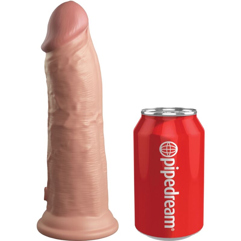 KING COCK - ELITE DELUXE ADJUSTABLE HARNESS KIT RING WITH TESTICLES & DILDO 20.3 CM - NOCTURNA DESIRES