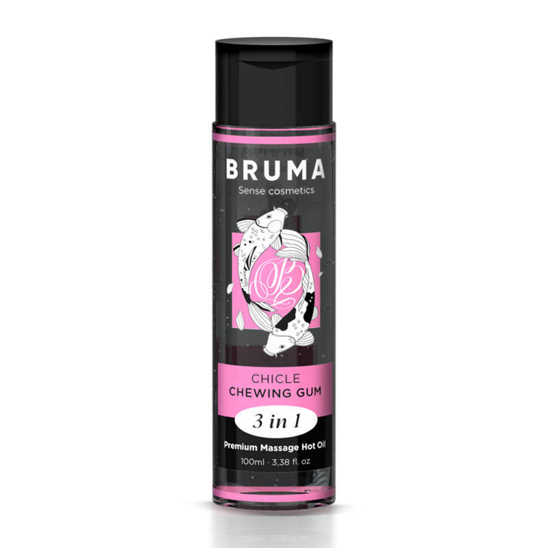 BRUMA - PREMIUM MASSAGE HOT OIL CHEWING GUM 3 IN 1 - 100 ML - NOCTURNA DESIRES