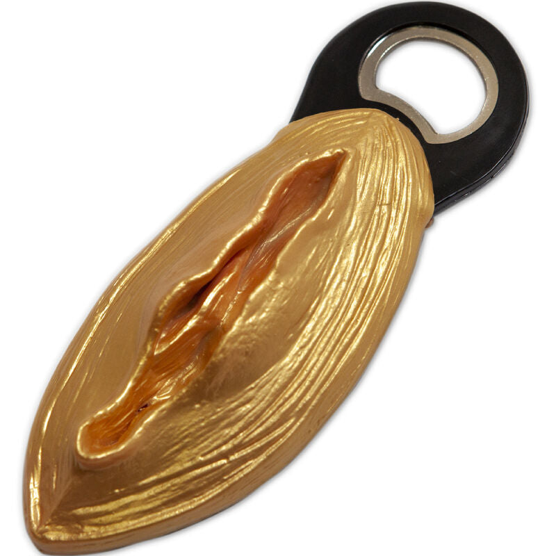DIABLO PICANTE - BLACK GOLDEN VAGINA SHAPED OPENER - NOCTURNA DESIRES