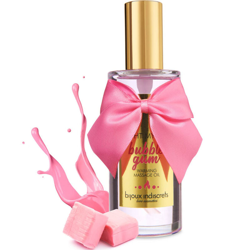 BIJOUX - INDISCRETS LIGHT MY FIRE MASSAGE OIL HEAT EFFECT GUM FLAVOR - NOCTURNA DESIRES