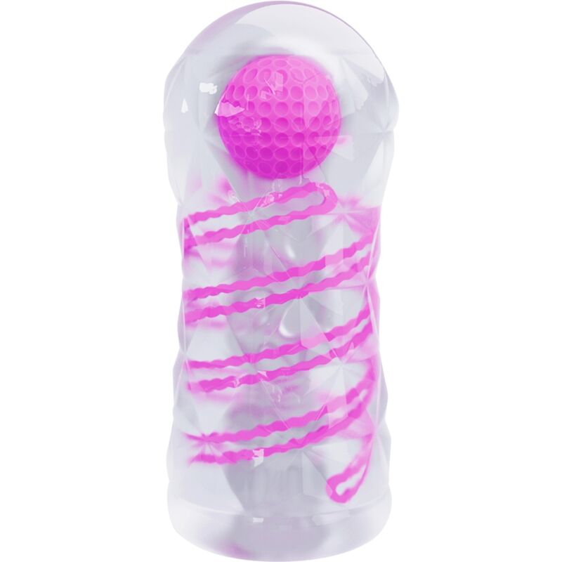 PRETTY LOVE - FANTASY MALE MASTURBATOR WITH INTERNAL SPIRAL AND TRANSPARENT BALLS - NOCTURNA DESIRES