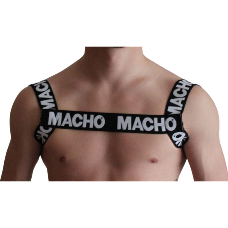 MACHO - DOUBLE BLACK HARNESS - NOCTURNA DESIRES
