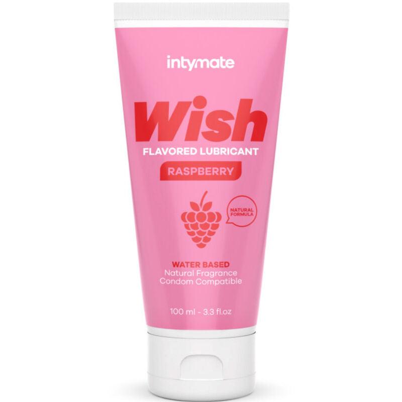 INTIMATELINE INTYMATE - WISH RASPBERRY FLAVORED LUBRICANT 100 ML - NOCTURNA DESIRES