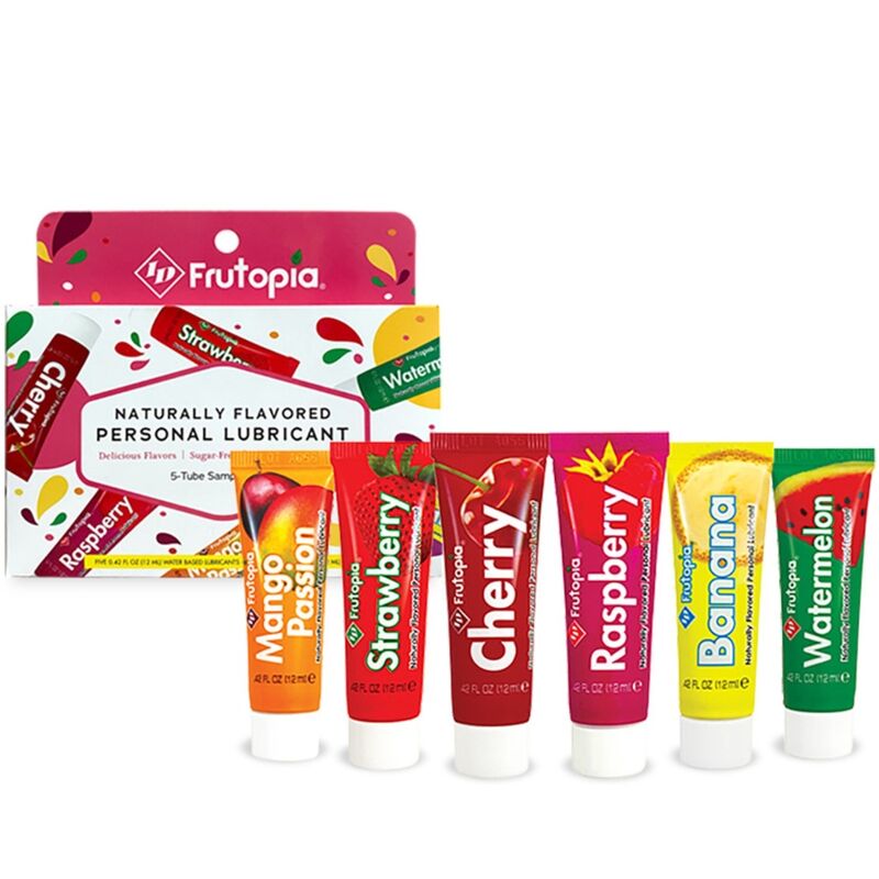 ID FRUTOPIA - ASSORTED LUBRICANT 5 PACK 12 ML - NOCTURNA DESIRES
