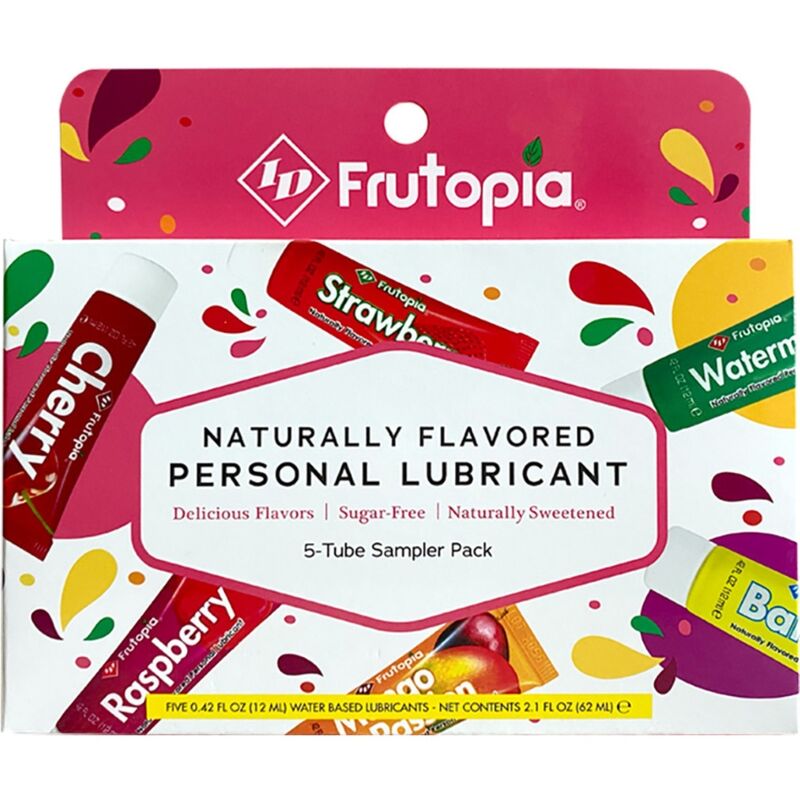 ID FRUTOPIA - ASSORTED LUBRICANT 5 PACK 12 ML - NOCTURNA DESIRES