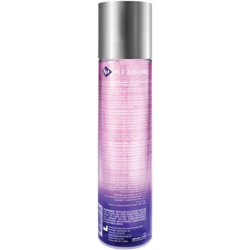 ID PLEASURE - TINGING SENSATION WATER BASED LUBRICANT 500 ML - NOCTURNA DESIRES