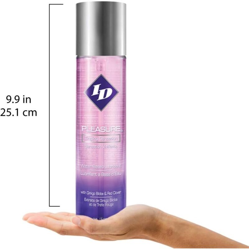 ID PLEASURE - TINGING SENSATION WATER BASED LUBRICANT 500 ML - NOCTURNA DESIRES