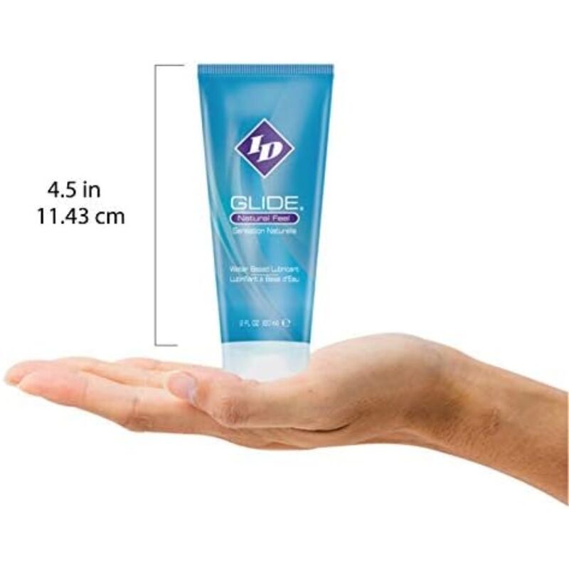 ID GLIDE - WATER BASED LUBRICANT ULTRA LONG LASTING TRAVEL TUBE 60 ML - NOCTURNA DESIRES