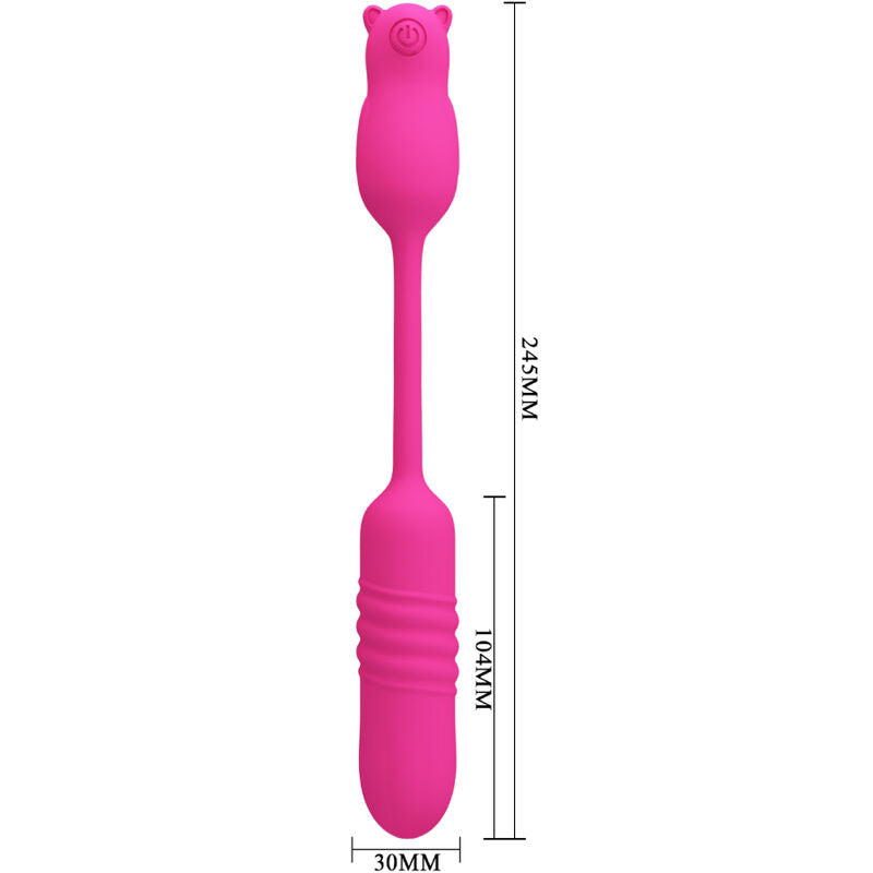 PRETTY LOVE - NOBIKUMA PINK SILICONE VIBRATING BULLET - NOCTURNA DESIRES