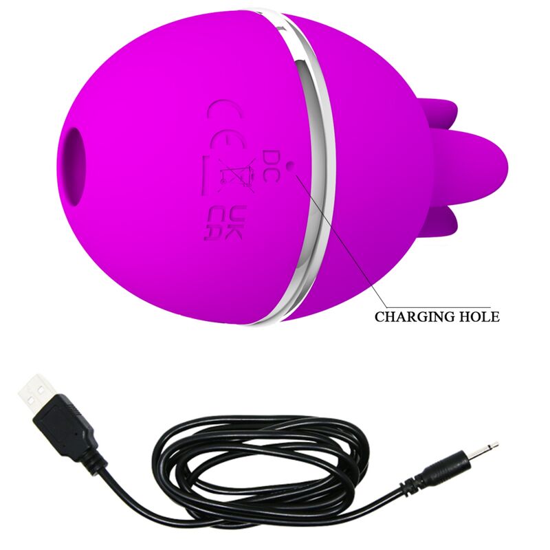 PRETTY LOVE - GEMINI BALL PURPLE ROUND SILICONE VIBRATOR - NOCTURNA DESIRES
