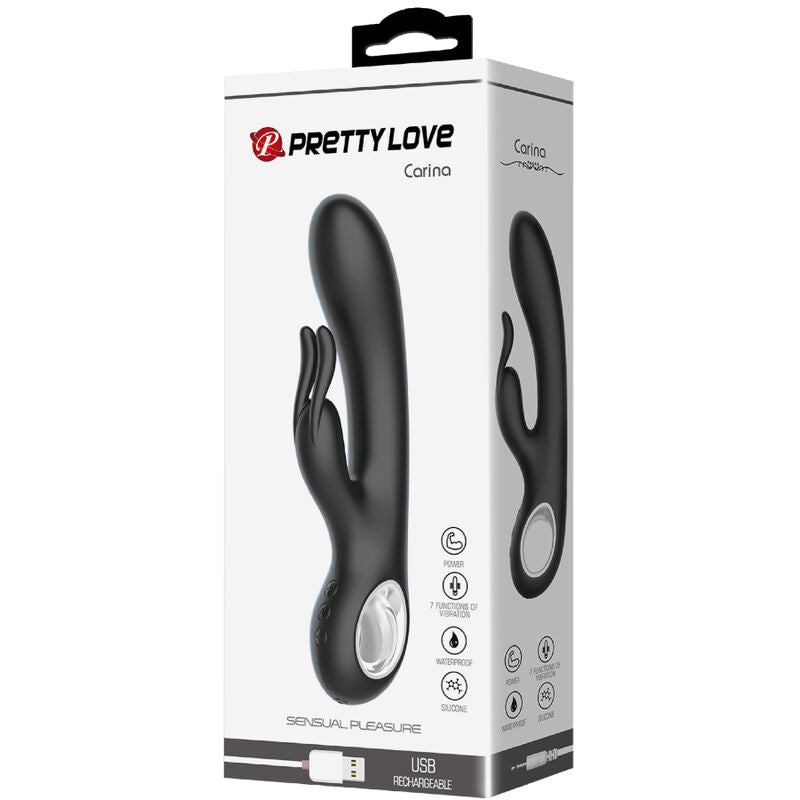 PRETTY LOVE - CARINA VIBRATOR CLITORIS AND G-SPOT STIMULATOR - NOCTURNA DESIRES