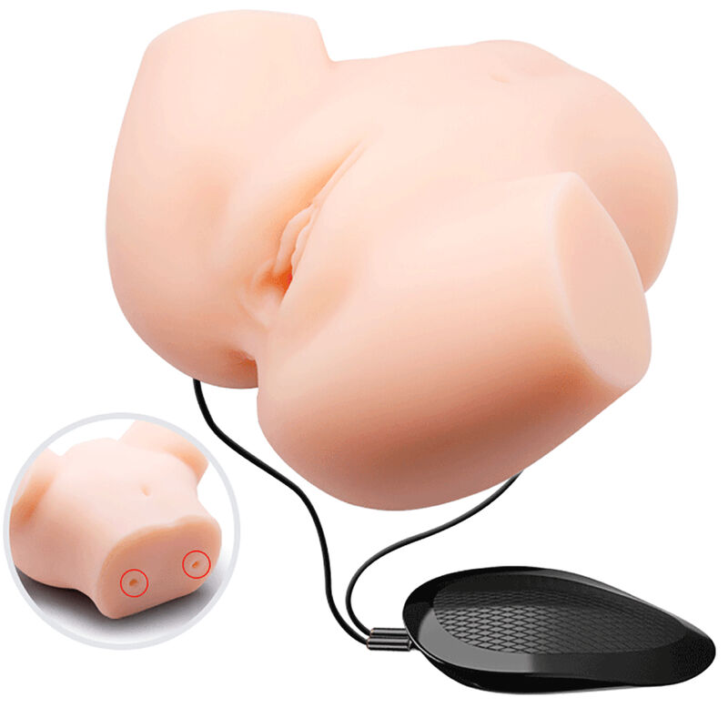 CRAZY BULL - REALISTIC VAGINA AND ANUS DOUBLE VIBRATION - NOCTURNA DESIRES