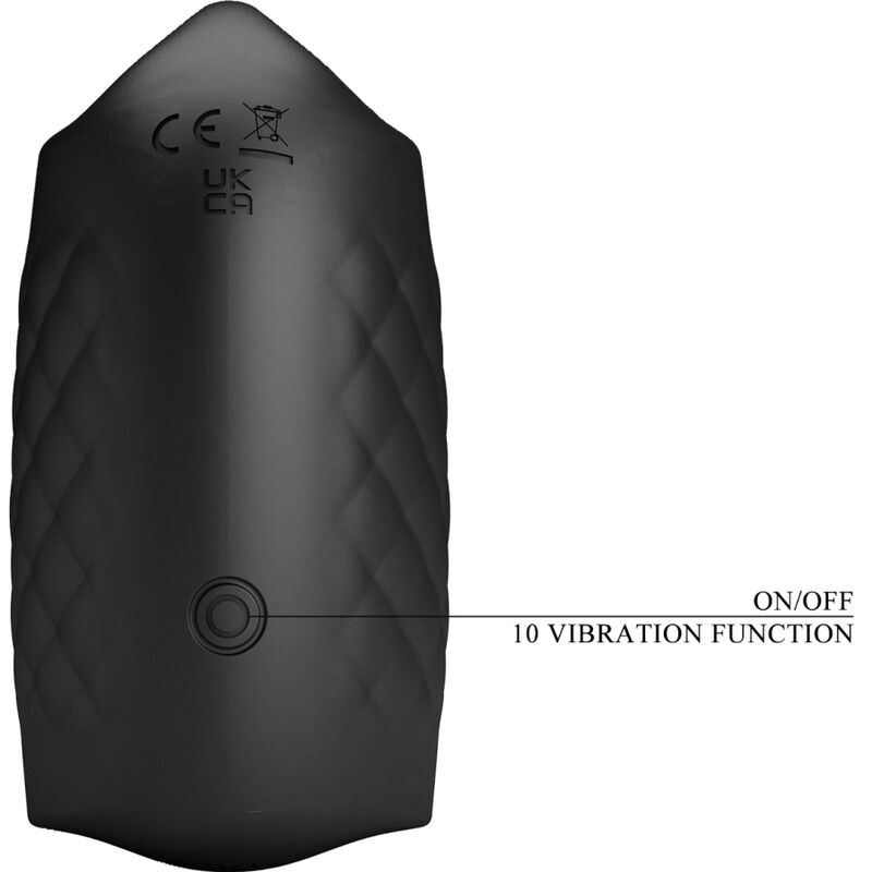 PRETTY LOVE - MANUAL MASTURBATOR FOR GLAND RECHARGEABLE VIBRATOR - NOCTURNA DESIRES