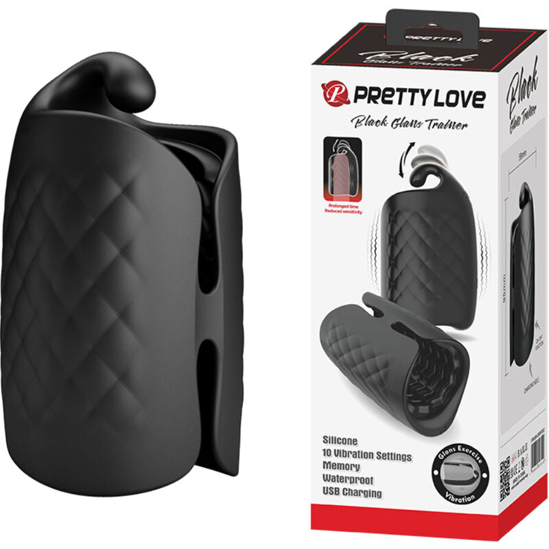 PRETTY LOVE - MANUAL MASTURBATOR FOR GLAND RECHARGEABLE VIBRATOR - NOCTURNA DESIRES