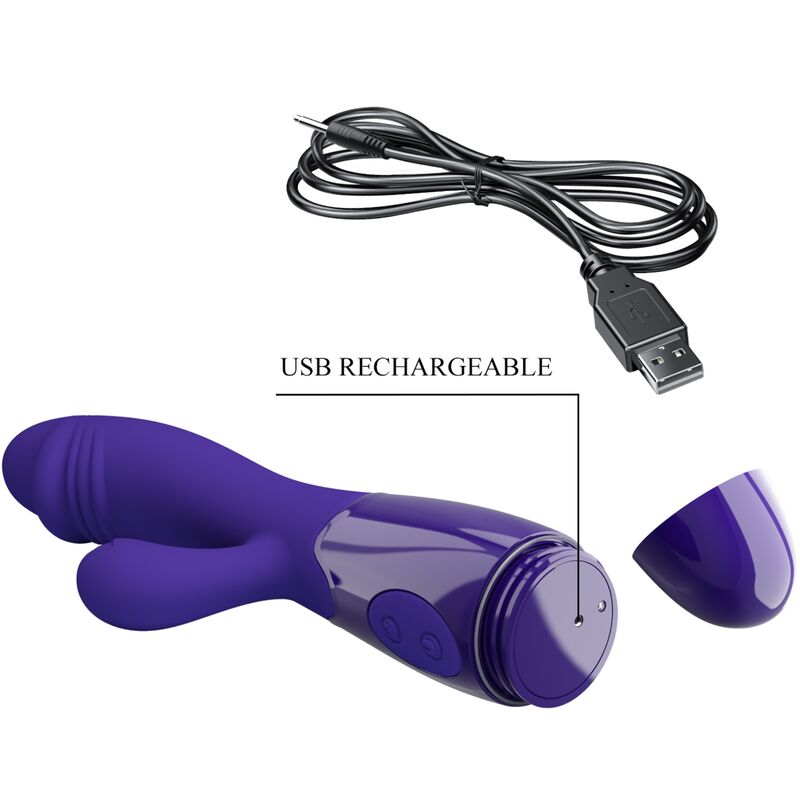 PRETTY LOVE - SNAPPY YOUTH VIBRATOR & G-SPOT STIMULATOR VIOLET - NOCTURNA DESIRES
