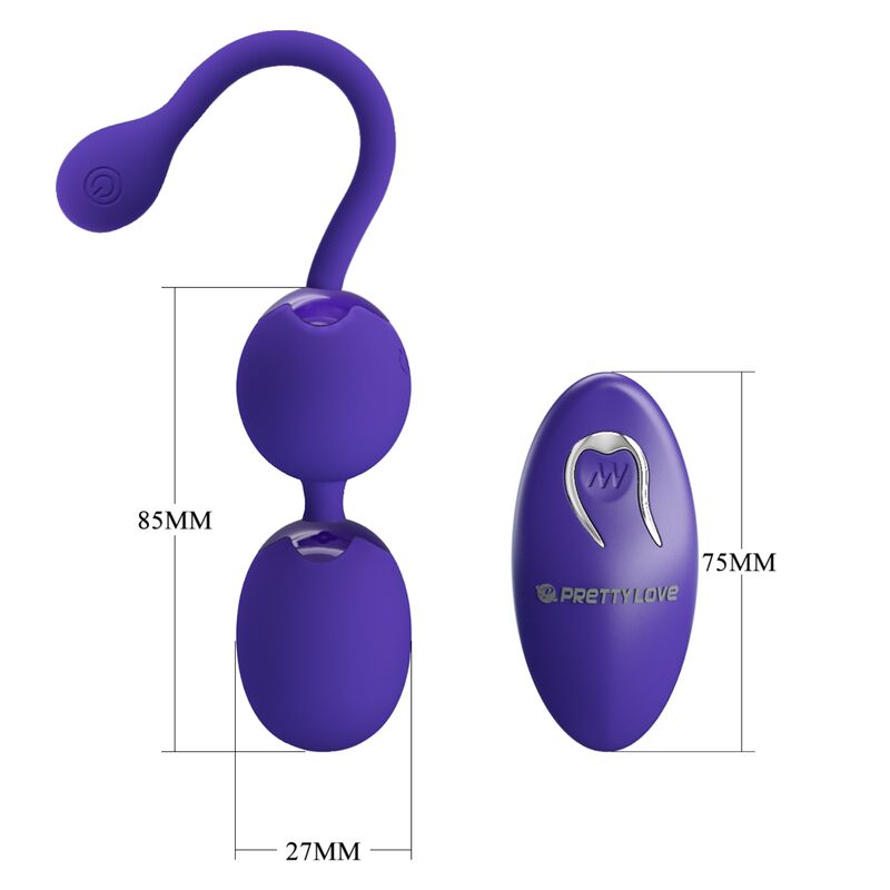 PRETTY LOVE - WILLIE YOUTH REMOTE CONTROL BALLS & VIOLET VIBRATION - NOCTURNA DESIRES