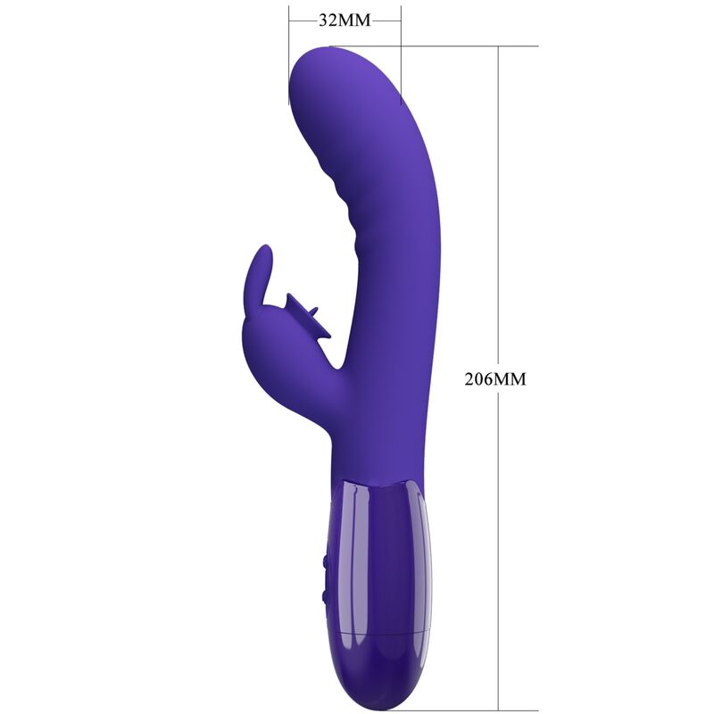 PRETTY LOVE - CERBERUS YOUTH VIOLET RABBIT VIBRATOR - NOCTURNA DESIRES