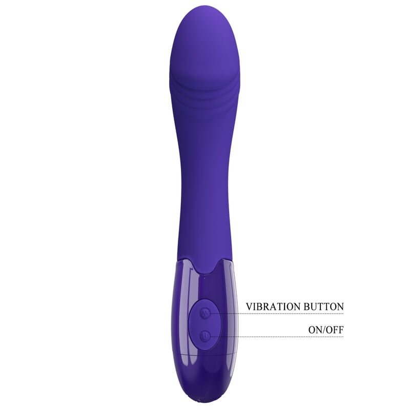 PRETTY LOVE - ELEMENTAL YOUTH VIOLET VIBRATOR DILDO - NOCTURNA DESIRES