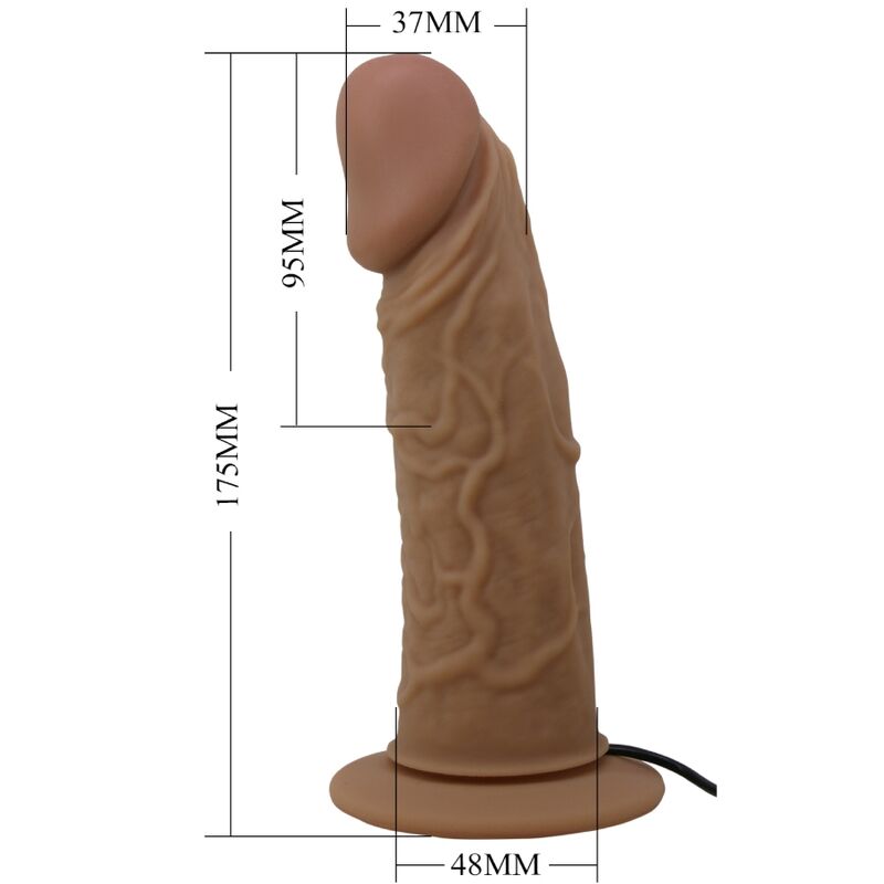PRETTY LOVE - HARNESS BRIEFS WITH VIBRATION DILDO INCLUDED - NOCTURNA DESIRES