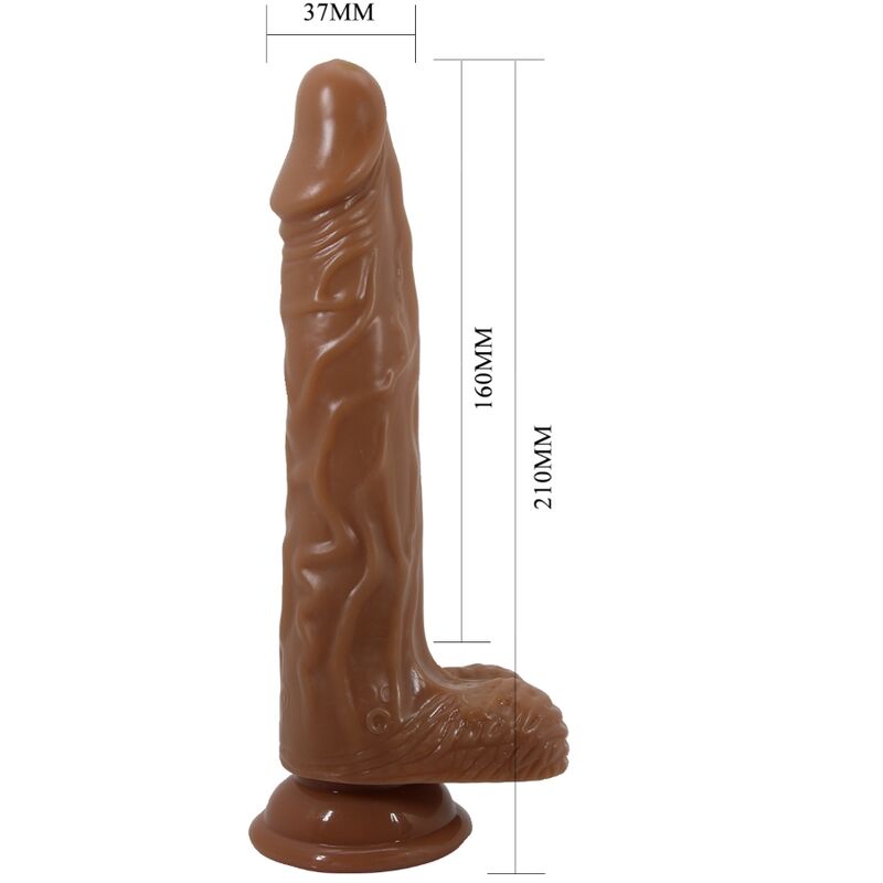 BAILE - BODACH REALISTIC VIBRATOR WITH REMOTE CONTROL SUCTION CUP - NOCTURNA DESIRES