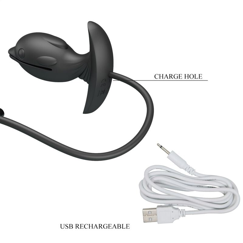 PRETTY LOVE - INFLATABLE & RECHARGEABLE DELFIN ANAL PLUG - NOCTURNA DESIRES