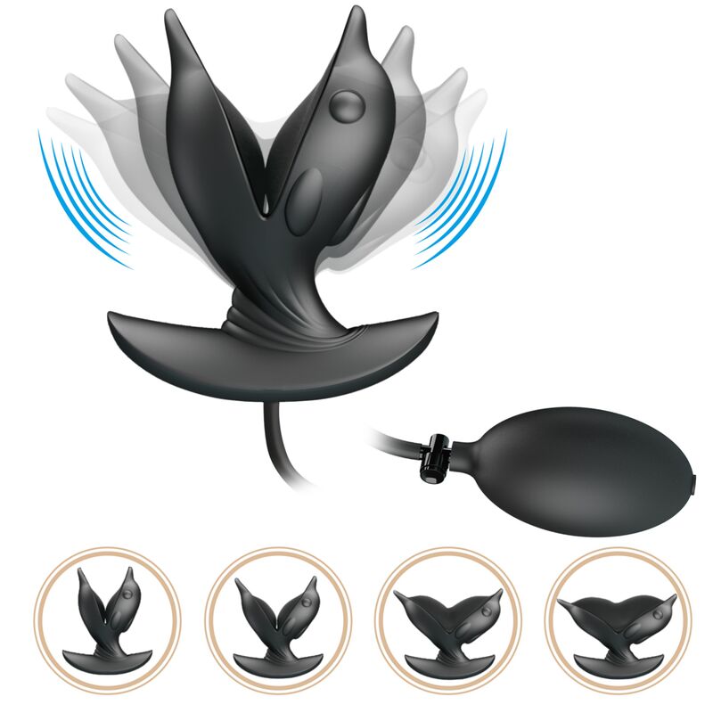 PRETTY LOVE - INFLATABLE & RECHARGEABLE DELFIN ANAL PLUG - NOCTURNA DESIRES